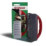 SONAX SpezialBürste zur Entfernung von Tierhaaren (1 Stück) zur einfachen und schnellen Entfernung von Tierhaaren von textilen Oberflächen | Art-Nr. 04914000