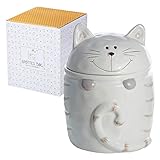 SPOTTED DOG GIFT COMPANY - Vorratsdose in Katzen-Form -...