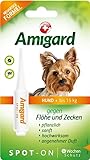 Amigard Spot-On 1er Pack für kleine Hunde, gegen Zecken und...
